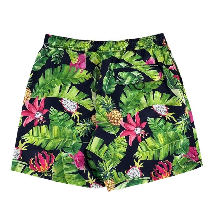 Men's 6'' volley swim shorts-Lost garden sold by IslandHaze product image thumbnail 3