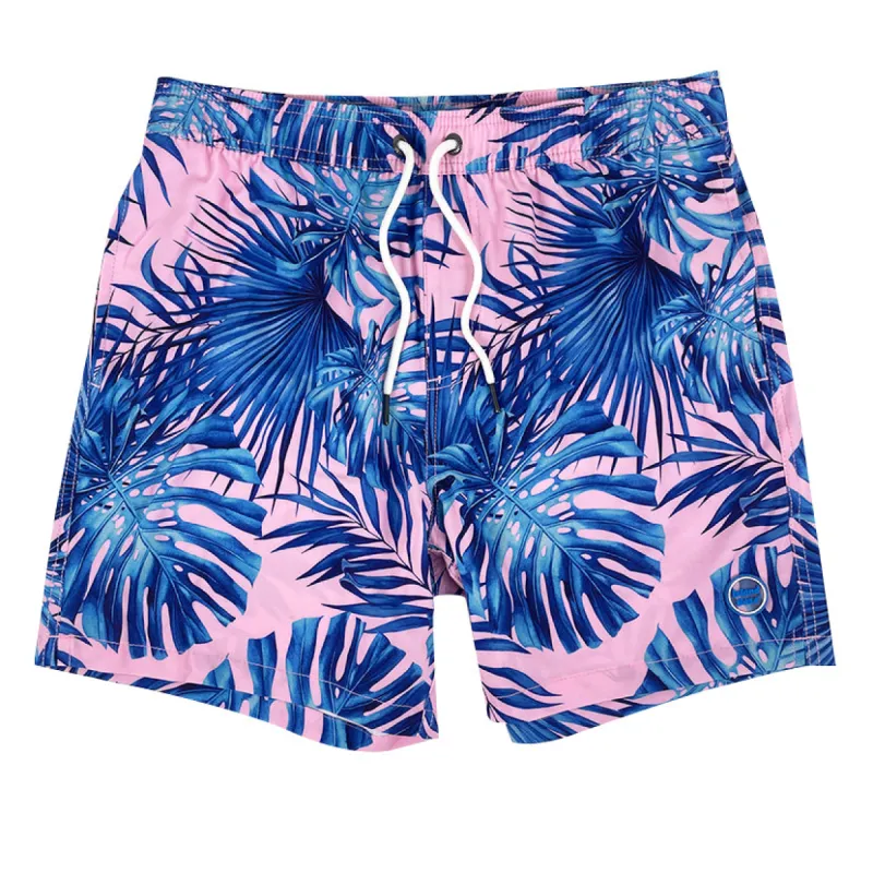 6“ Stretch Printed Volley Shorts NEON JUNGLE sold by IslandHaze