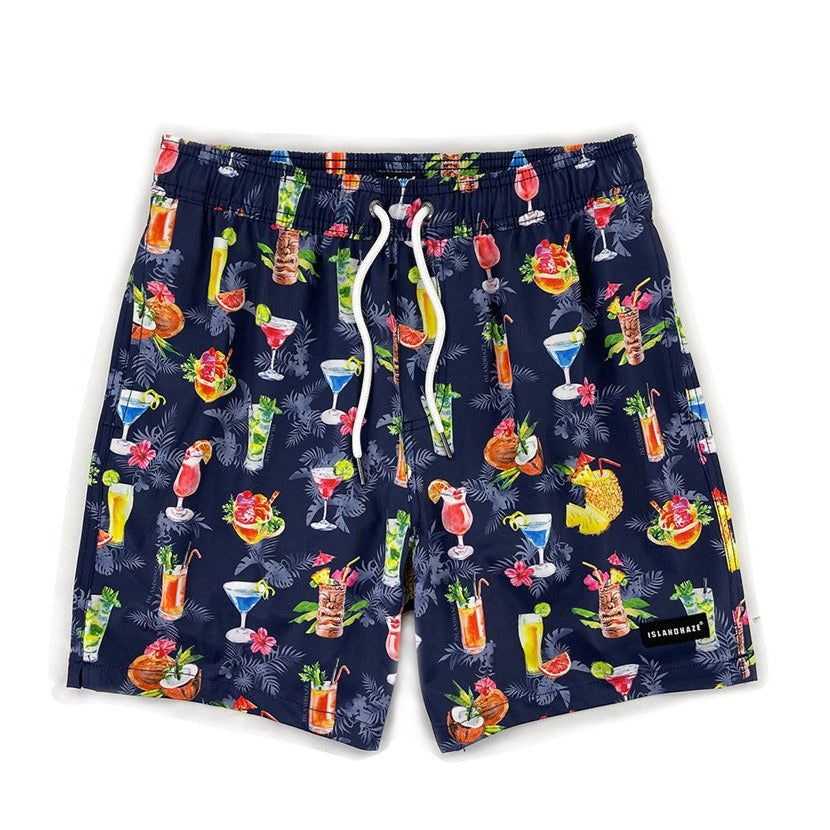 Men's 6'' Stretch Printed Volley Swim Trunks-Fiesta sold by IslandHaze