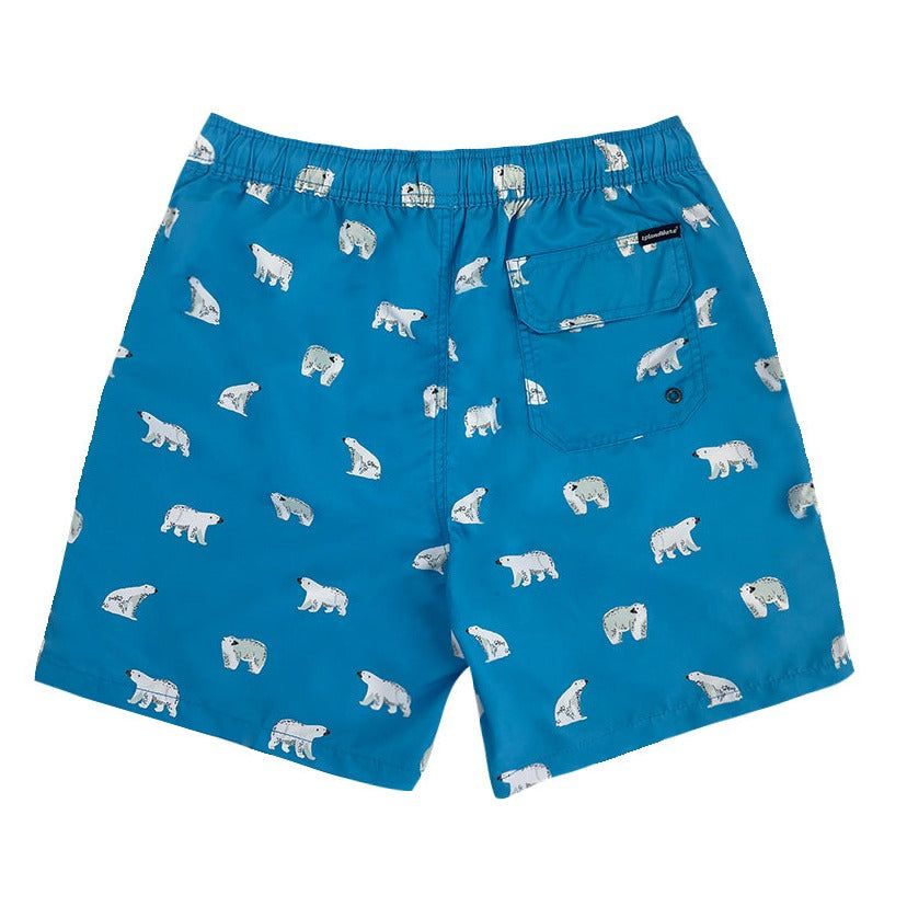 6'' Men's Volley Swim Trunks-Polar Express sold by IslandHaze product image thumbnail 2