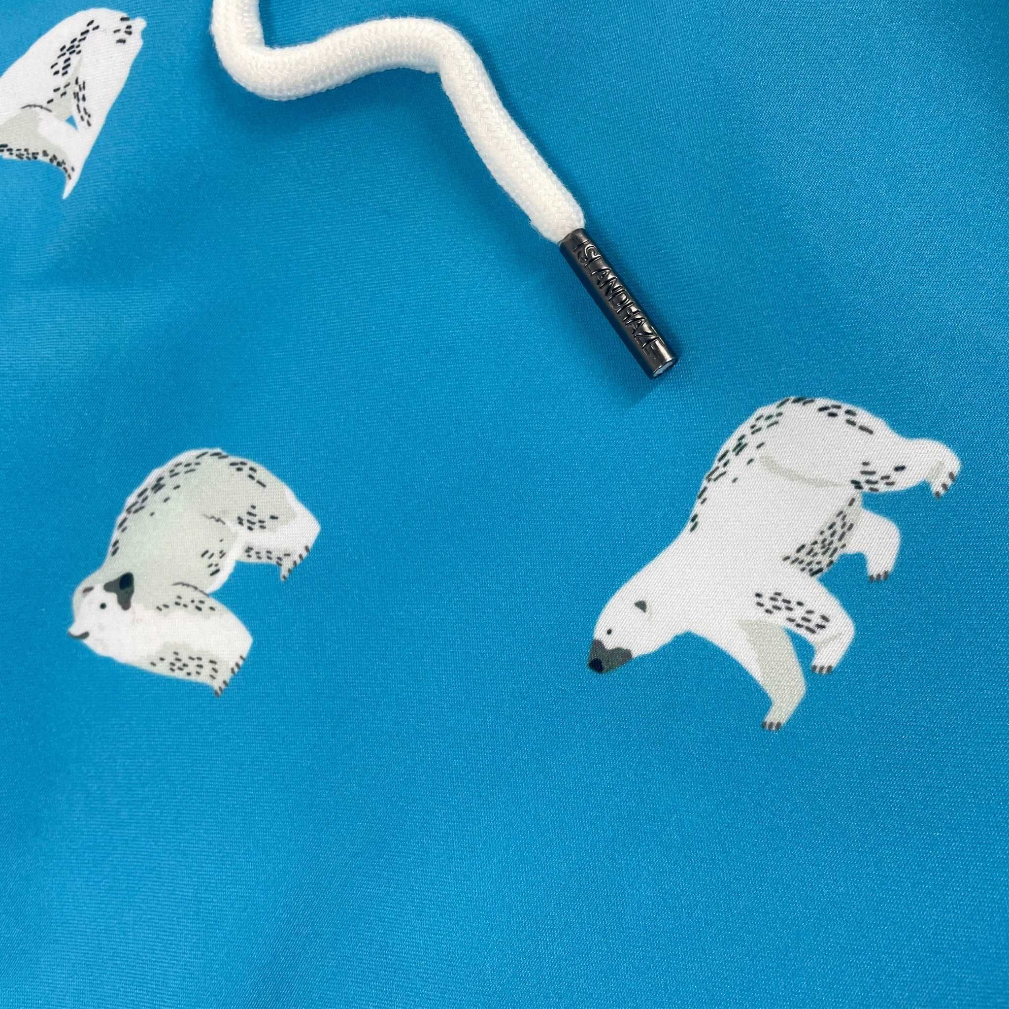 6'' Men's Volley Swim Trunks-Polar Express sold by IslandHaze product image thumbnail 5