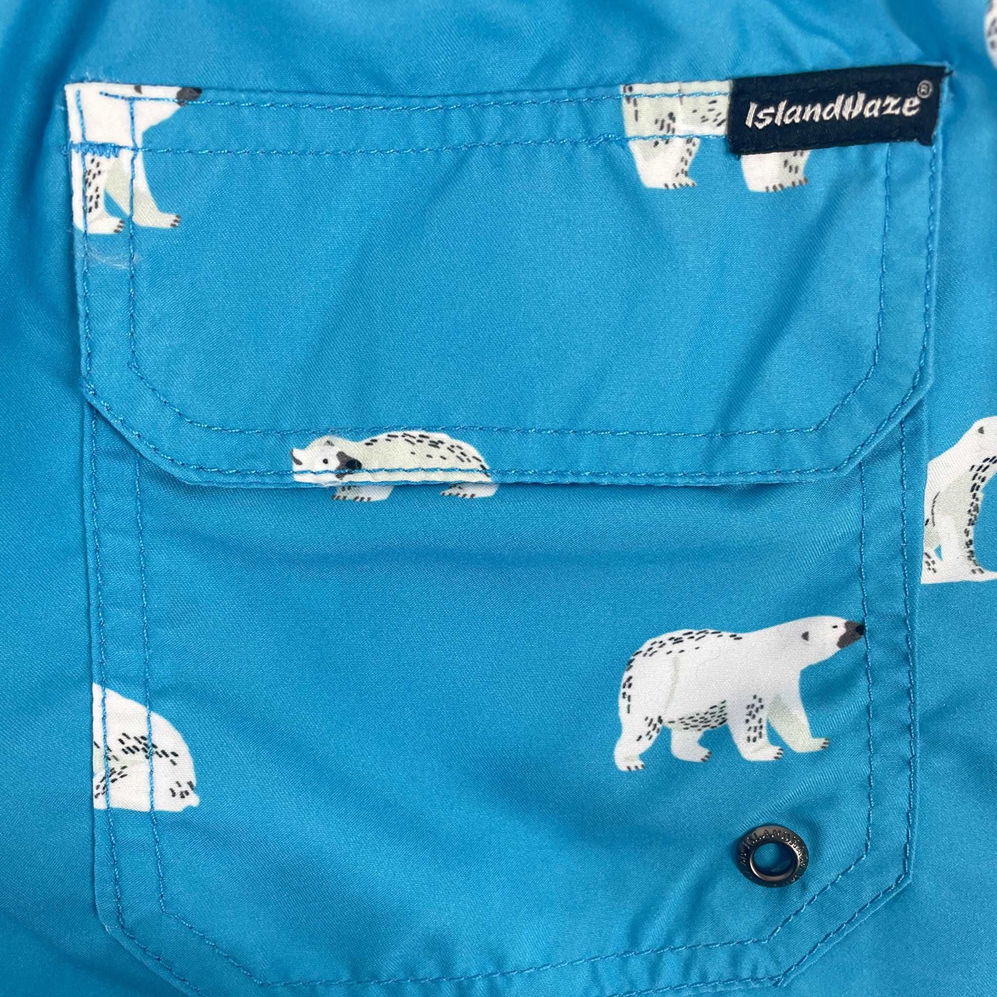 6'' Men's Volley Swim Trunks-Polar Express sold by IslandHaze product image thumbnail 3