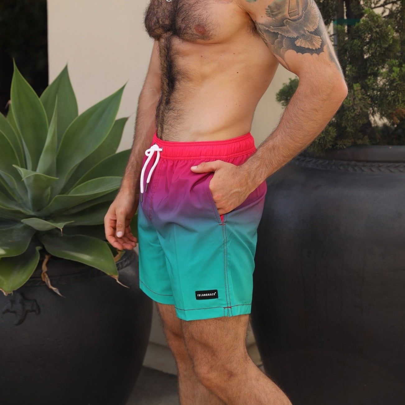 6“ Stretch Printed Volley Shorts sold by IslandHaze product image thumbnail 2