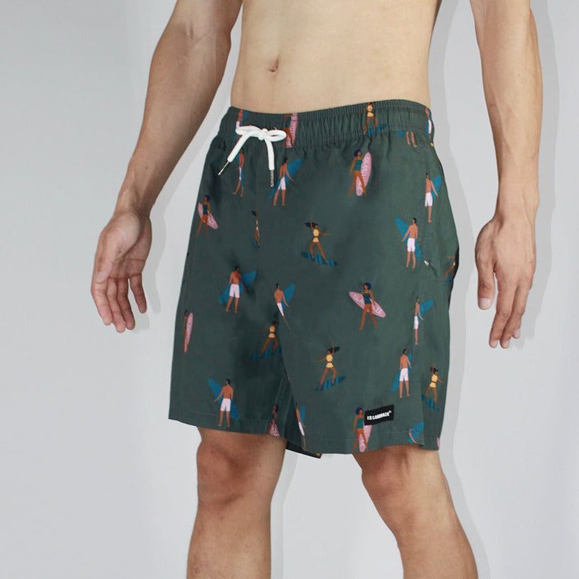 Men's 6'' Stretch Printed Volley Hawaii Swim Trunks-Sun baked sold by IslandHaze product image thumbnail 3