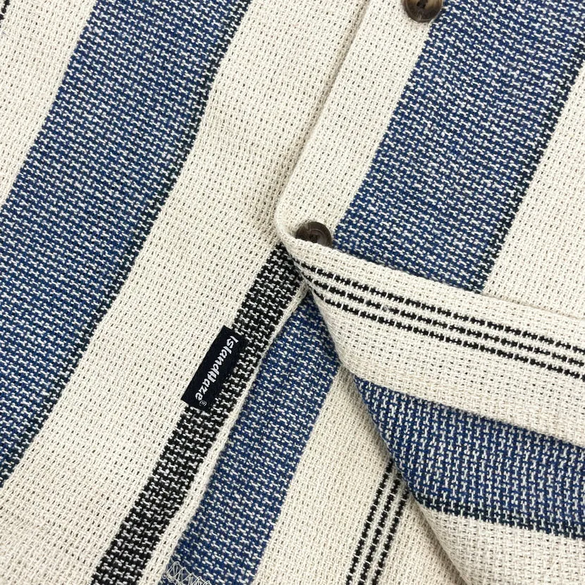 Men's Textured Stripe S/S Woven Shirts (MS724711) sold by IslandHaze product image thumbnail 3