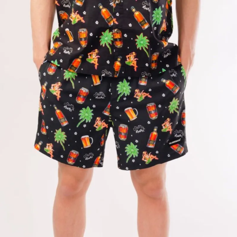 Men's Volley Shorts Coca Party Swim Shorts sold by IslandHaze