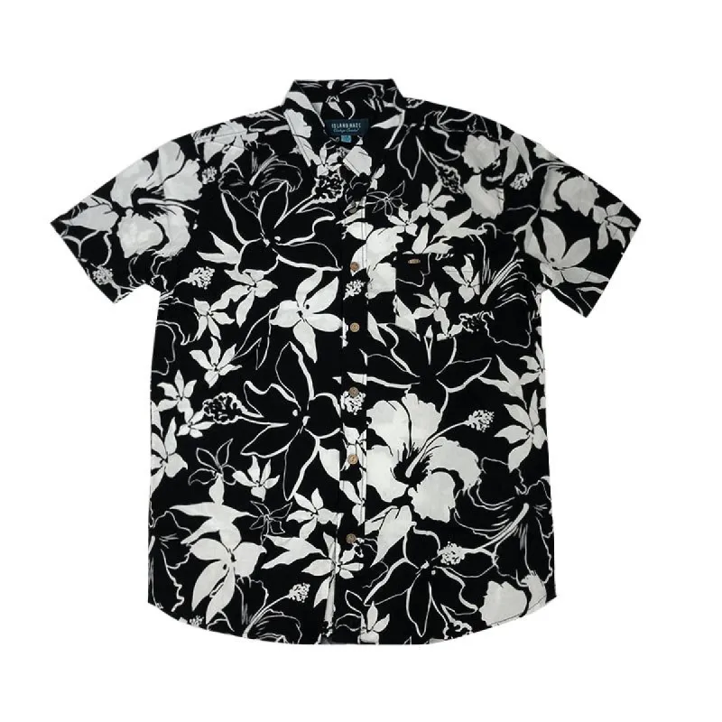 Hawaiian Shirt Black Tropical Shirt sold by IslandHaze