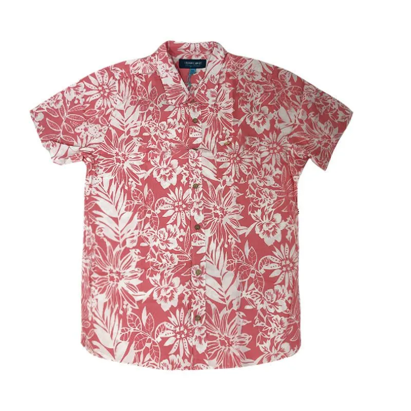 Hawaiian Shirt Red Tropical Shirt sold by IslandHaze