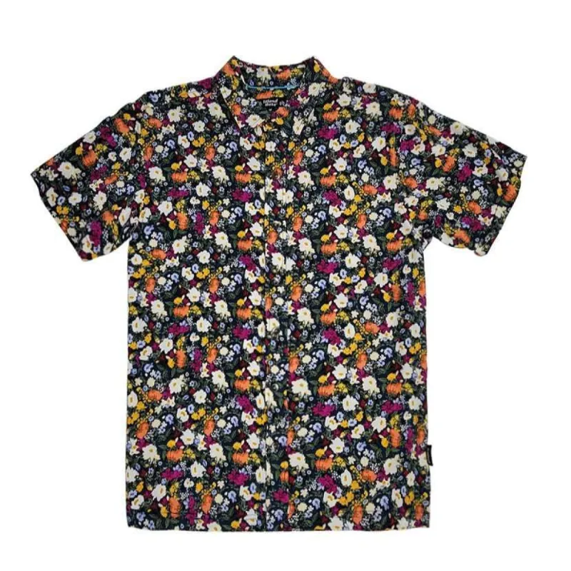 Hawaiian Men's Printed Woven Shirts - Indie Floral sold by IslandHaze
