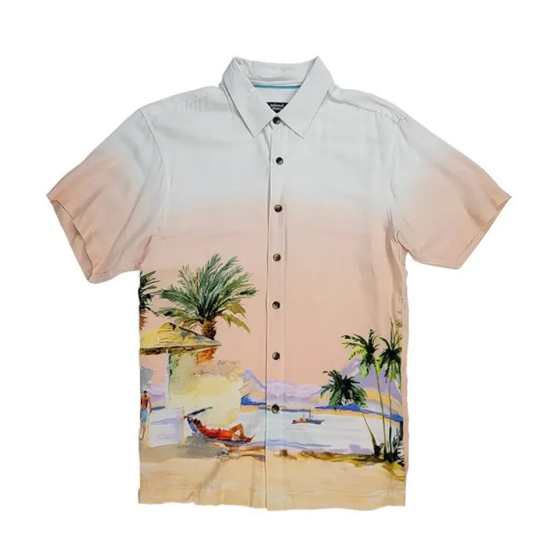 Men's hawaiian beach shirt-Bali sold by IslandHaze