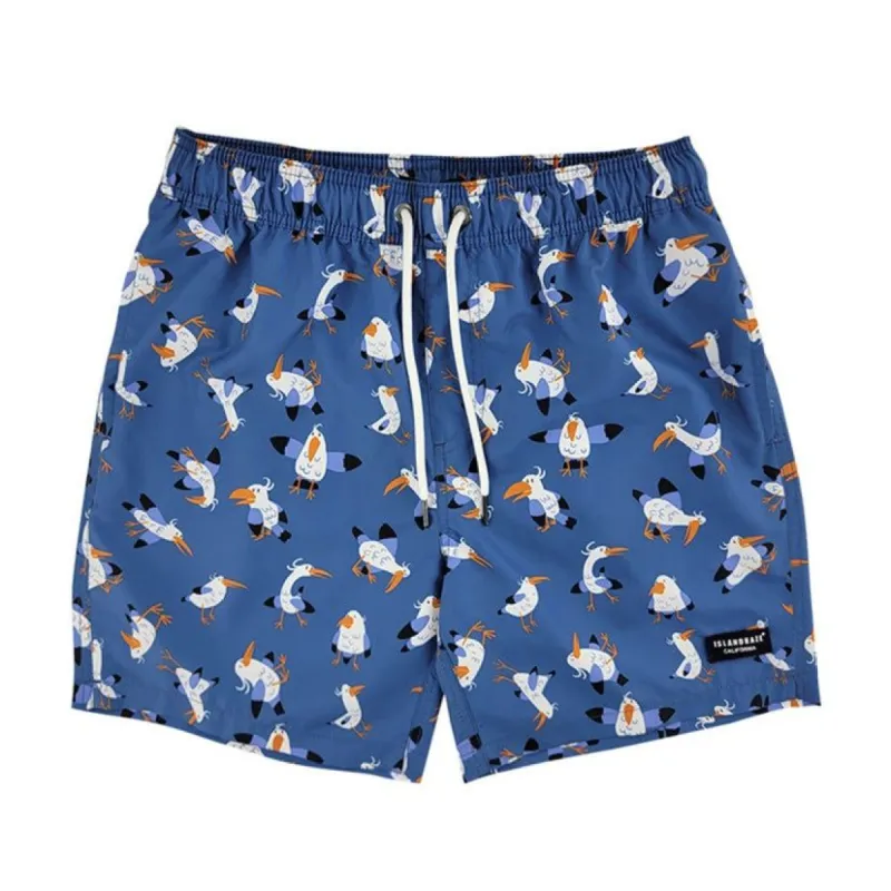 Men's 6'' Volley Blue Swim Shorts-Hot Gulls sold by IslandHaze