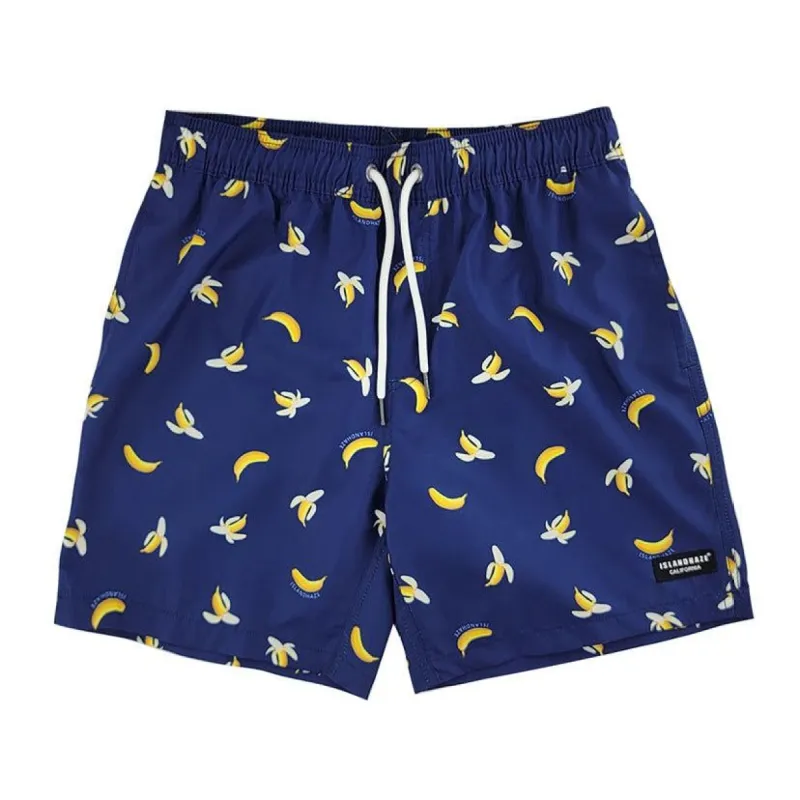 Men's 6'' Volley Swim Trunks-Banana Blue sold by IslandHaze