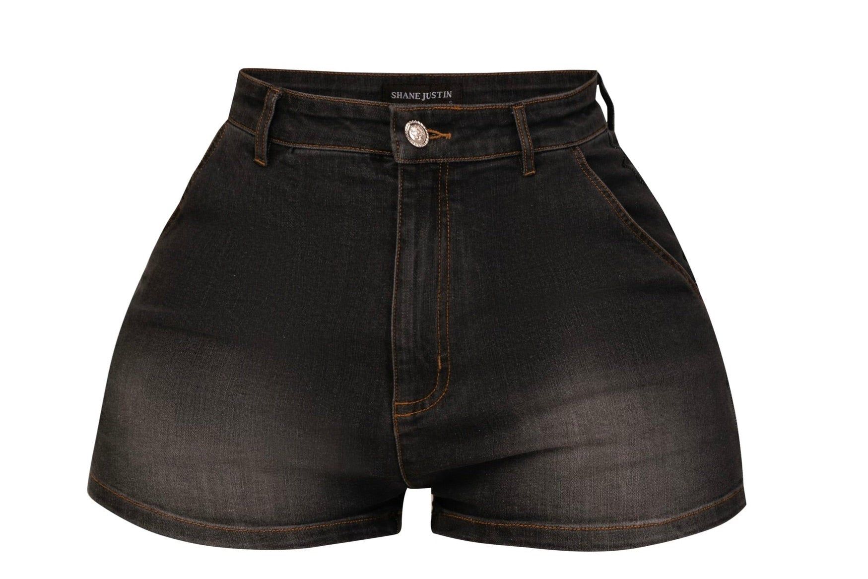 Dirty Denim Black Shorts sold by Shane Justin