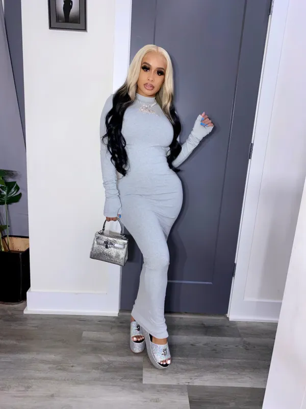 Milky Backless Dress Grey sold by Shane Justin