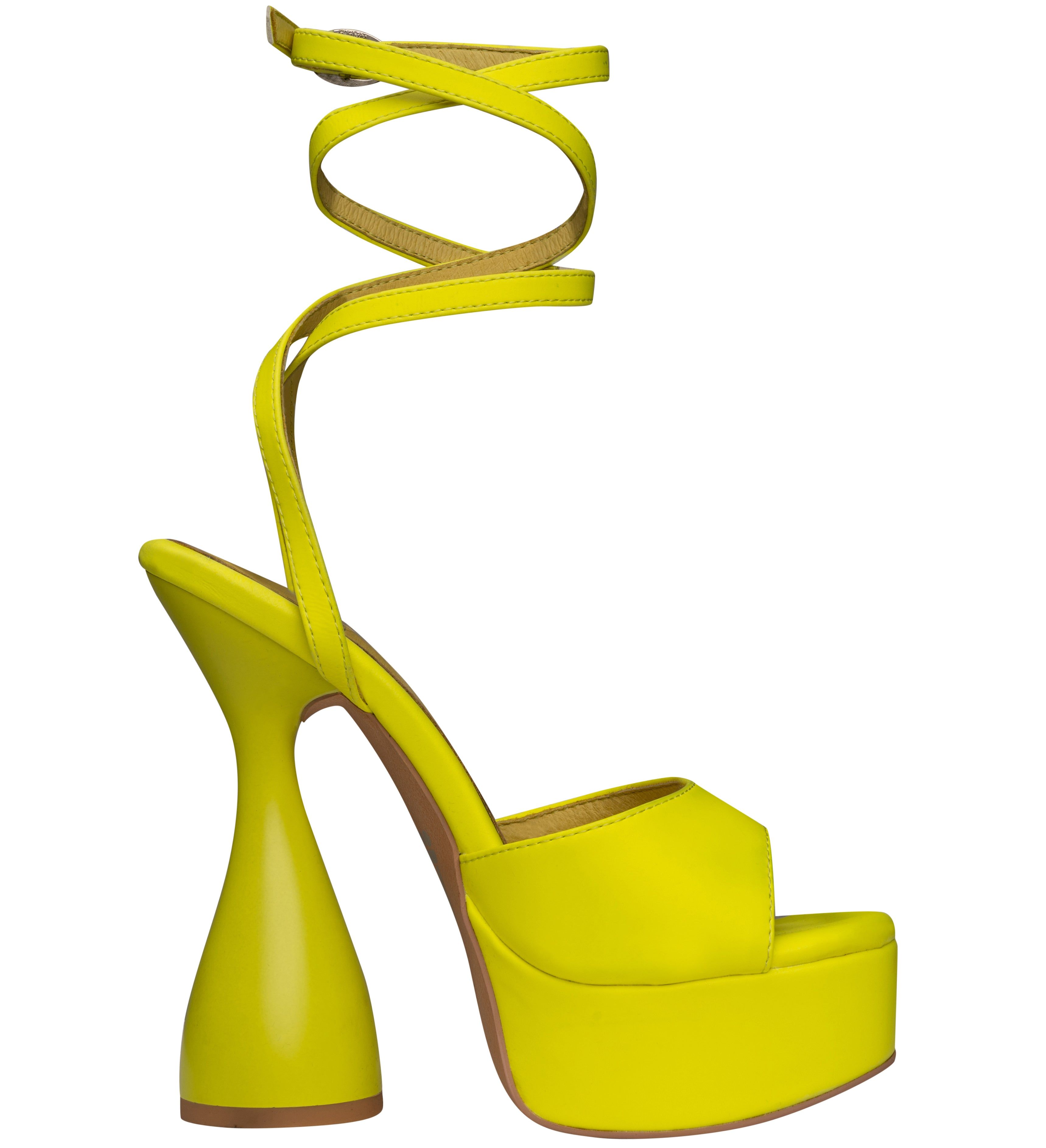 Disco Diva Heels Neon Yellow sold by Shane Justin