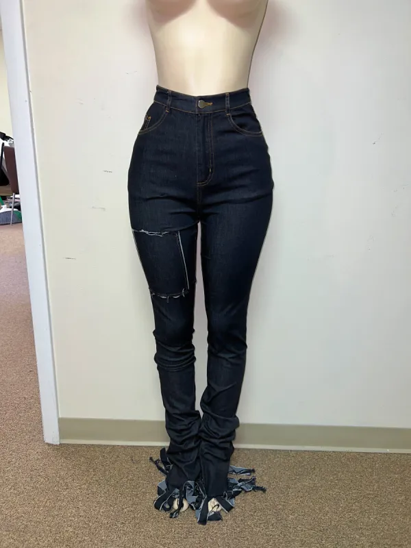 Shredded Denim Black sold by Shane Justin