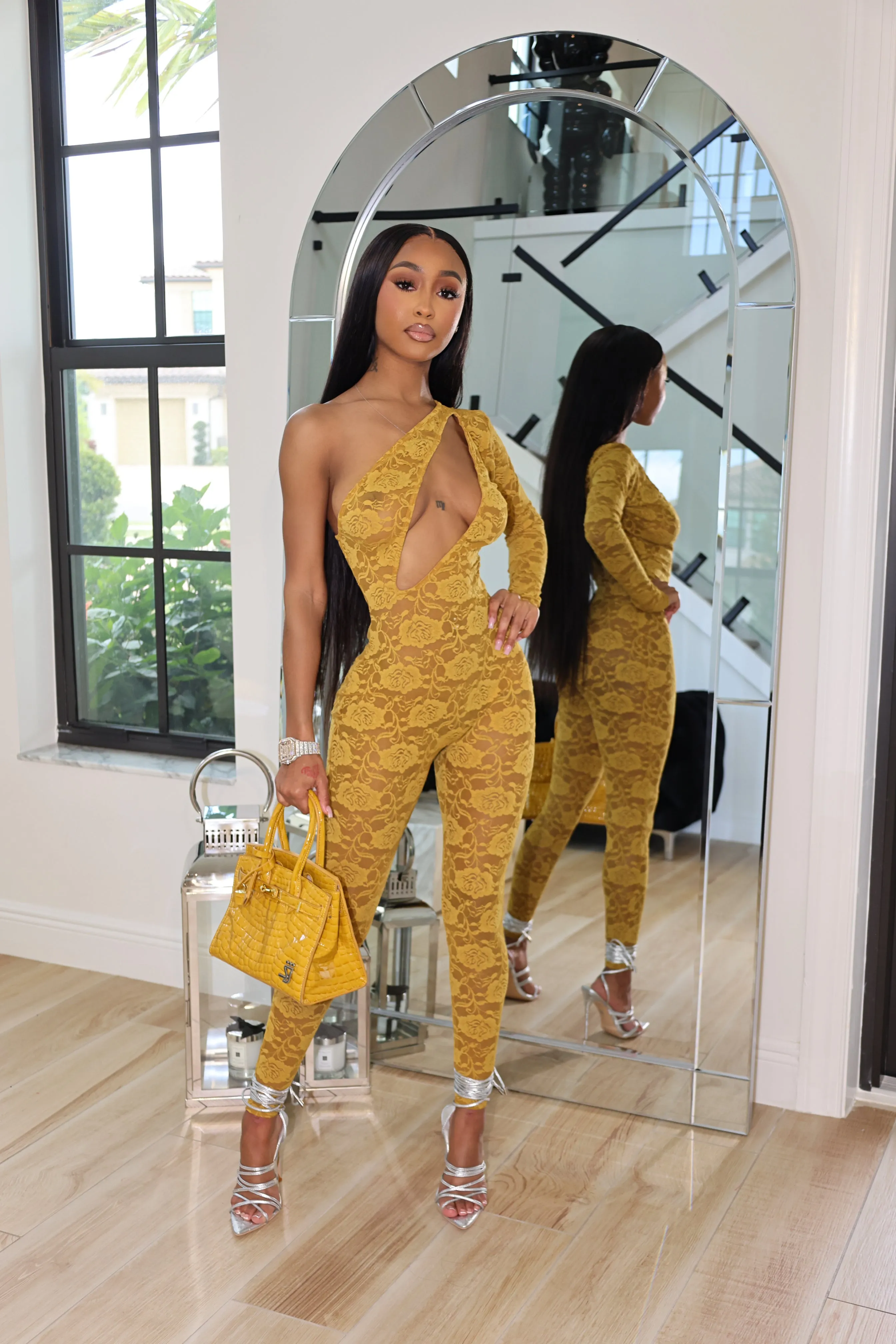 Coco Jumpsuit Yellow sold by Shane Justin