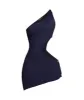 Cold Shoulder Dress Navy sold by Shane Justin