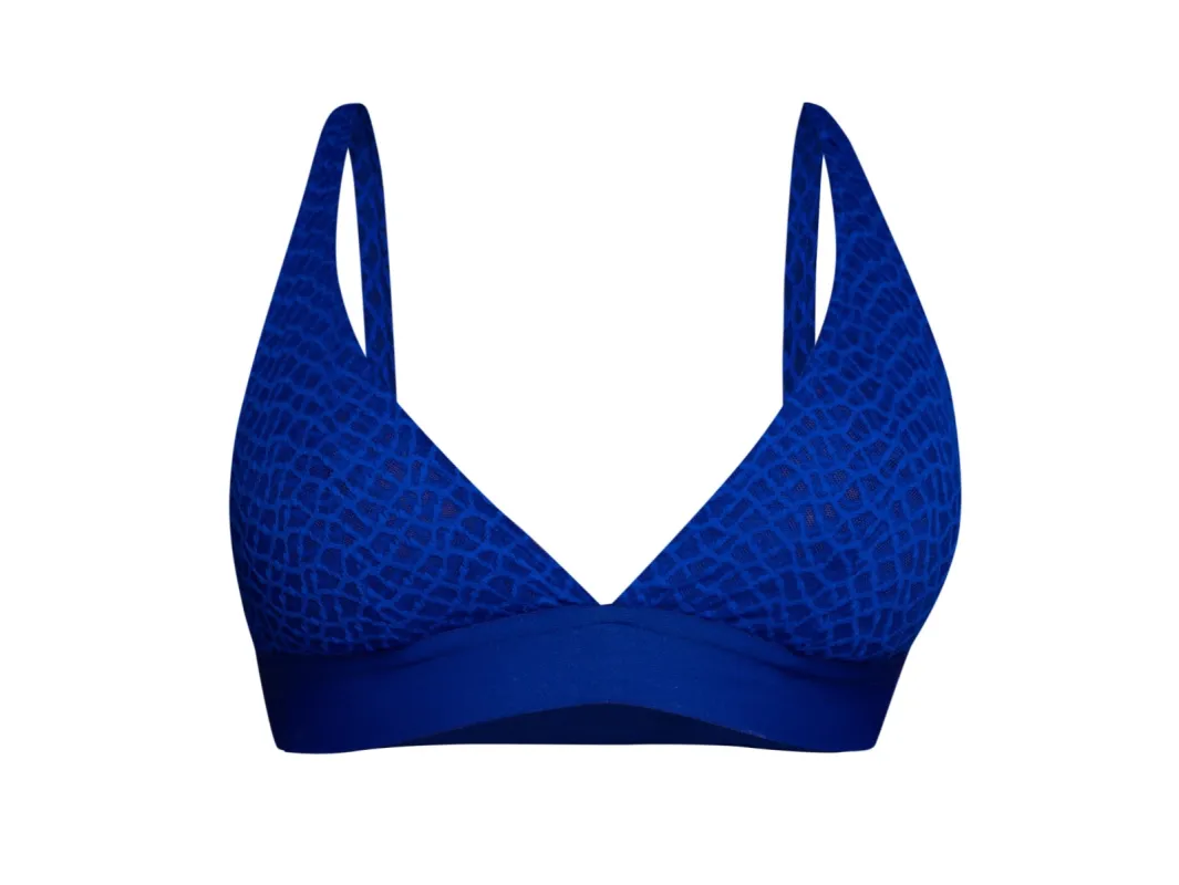 Olympic Blue Mesh Bra and Panties sold by Shane Justin