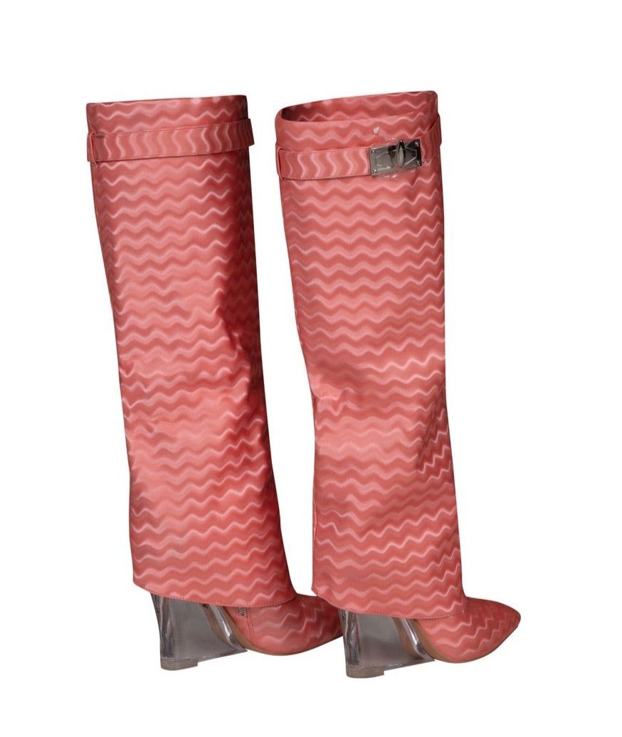 Wavy Boots Pink sold by Shane Justin product image thumbnail 2