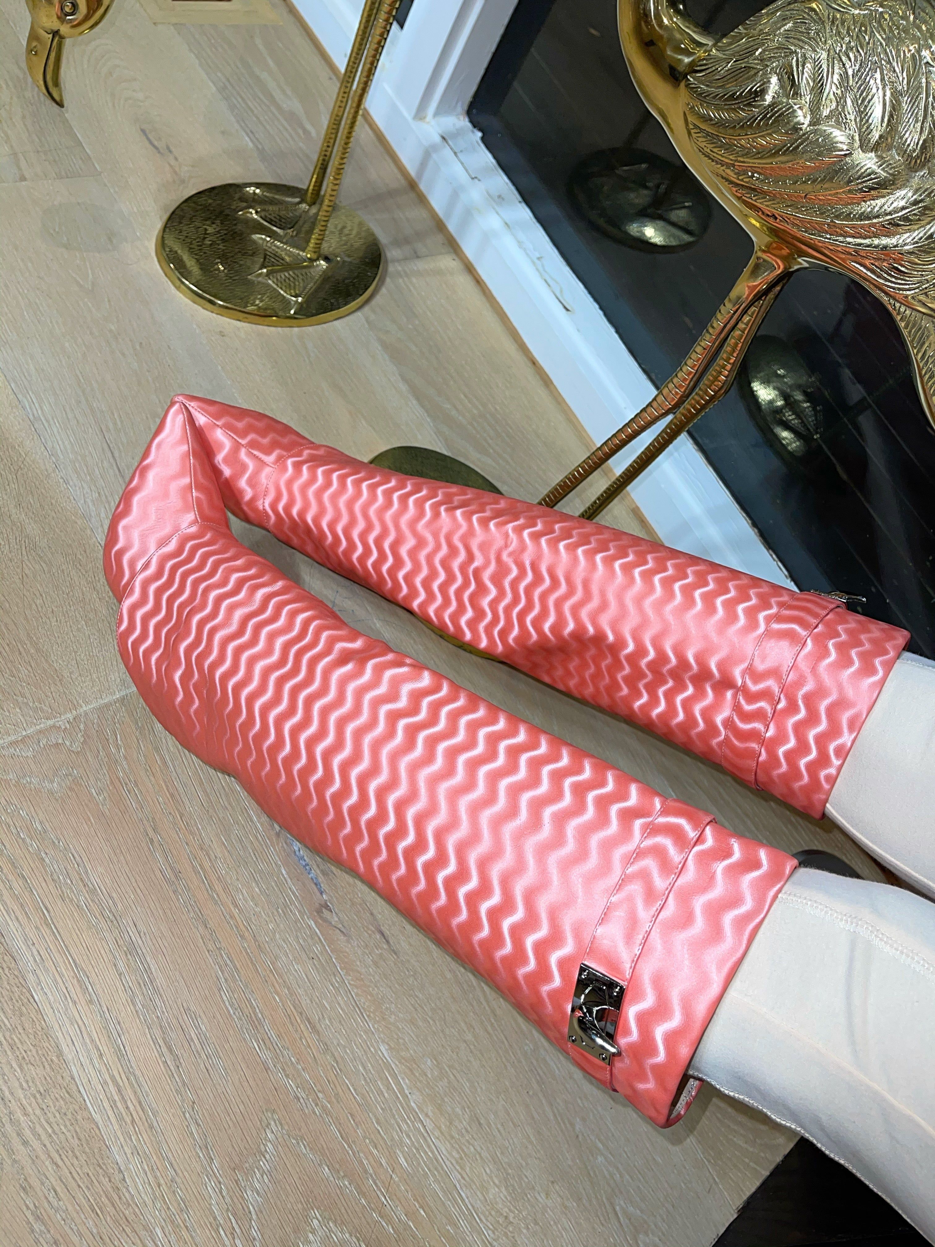 Wavy Boots Pink sold by Shane Justin product image thumbnail 4