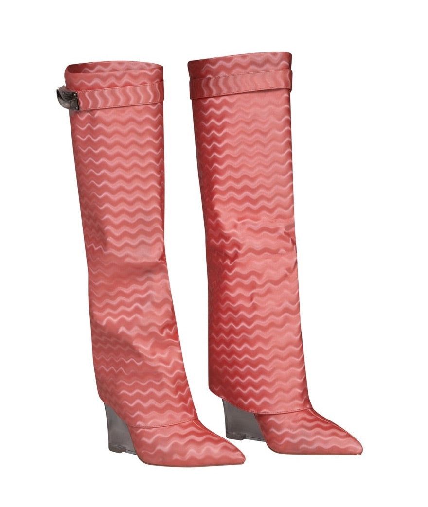 Wavy Boots Pink sold by Shane Justin