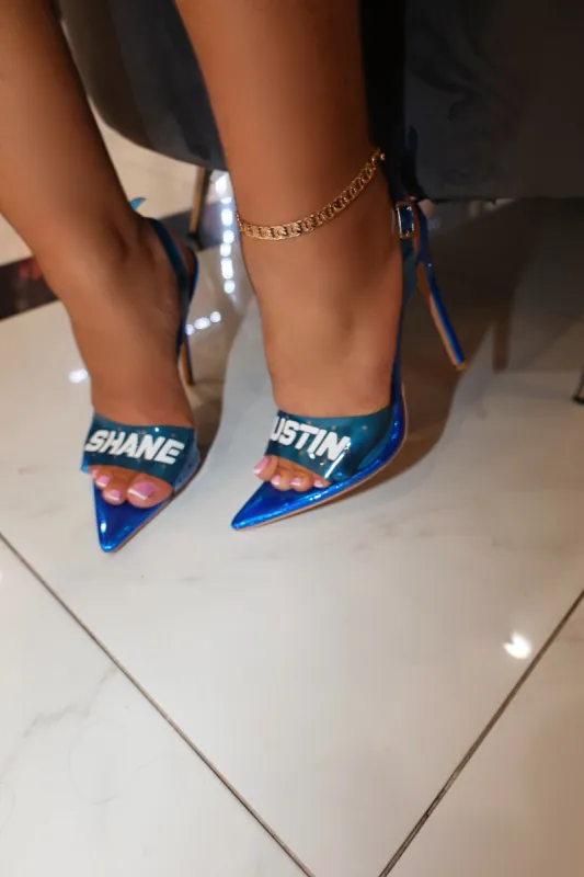 Blade Heel Blue sold by Shane Justin