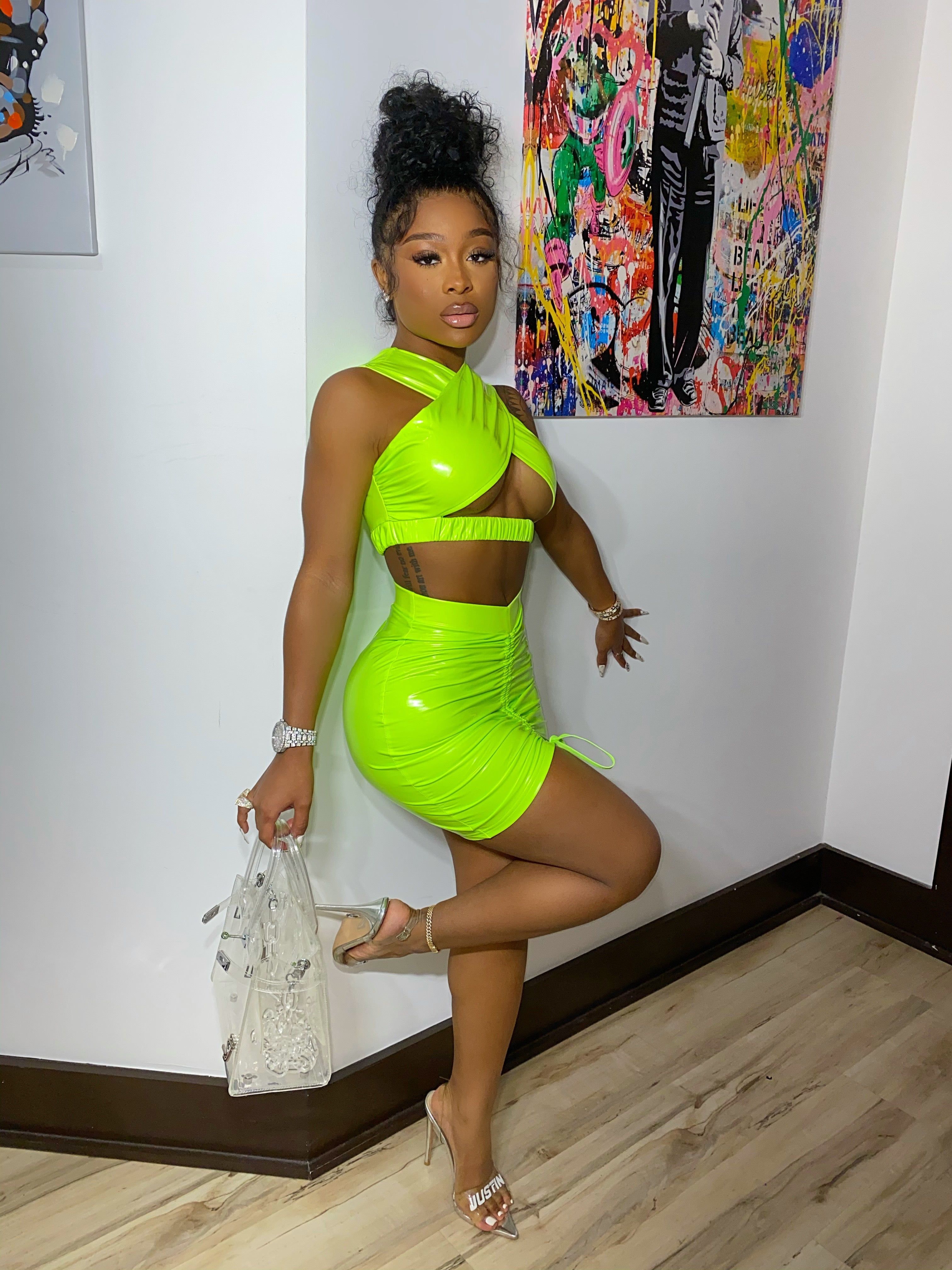 Wet Dream Green Top sold by Shane Justin product image thumbnail 3