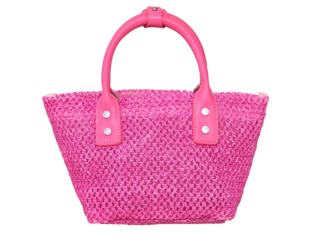 Basket Knit Bag Pink sold by Shane Justin