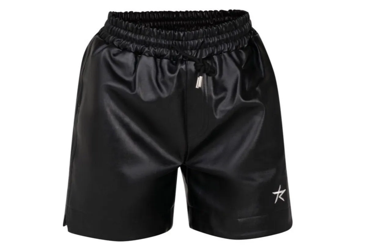 Raw Leather Shorts Black (The Rawest) sold by Shane Justin