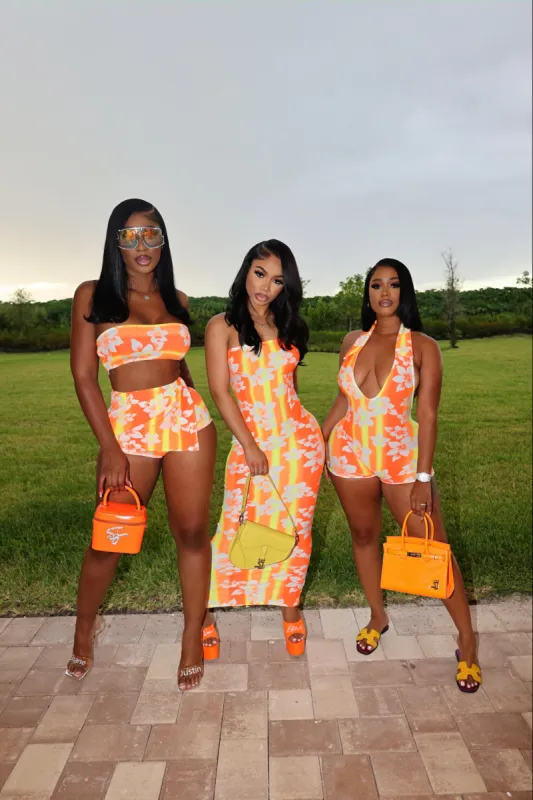 Neon Hawaii Skort Set (Custom) sold by Shane Justin