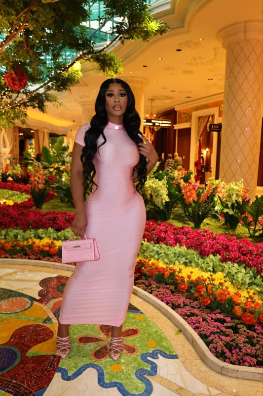 Silhouette Maxi Dress Pink sold by Shane Justin