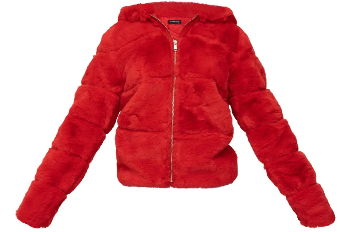 Unisex Fur Coat Red sold by Shane Justin