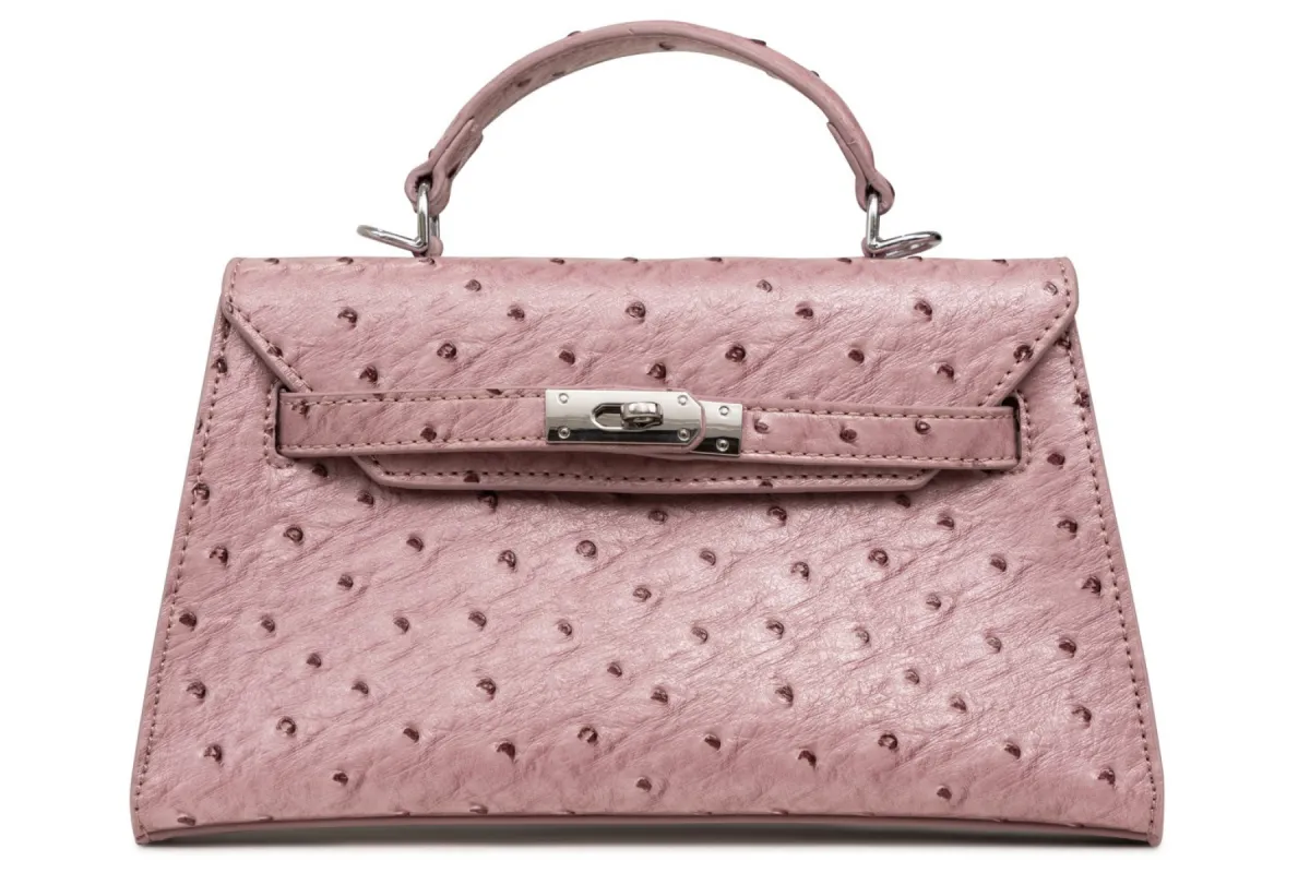 Ostrich Opulence Purse Lavender sold by Shane Justin