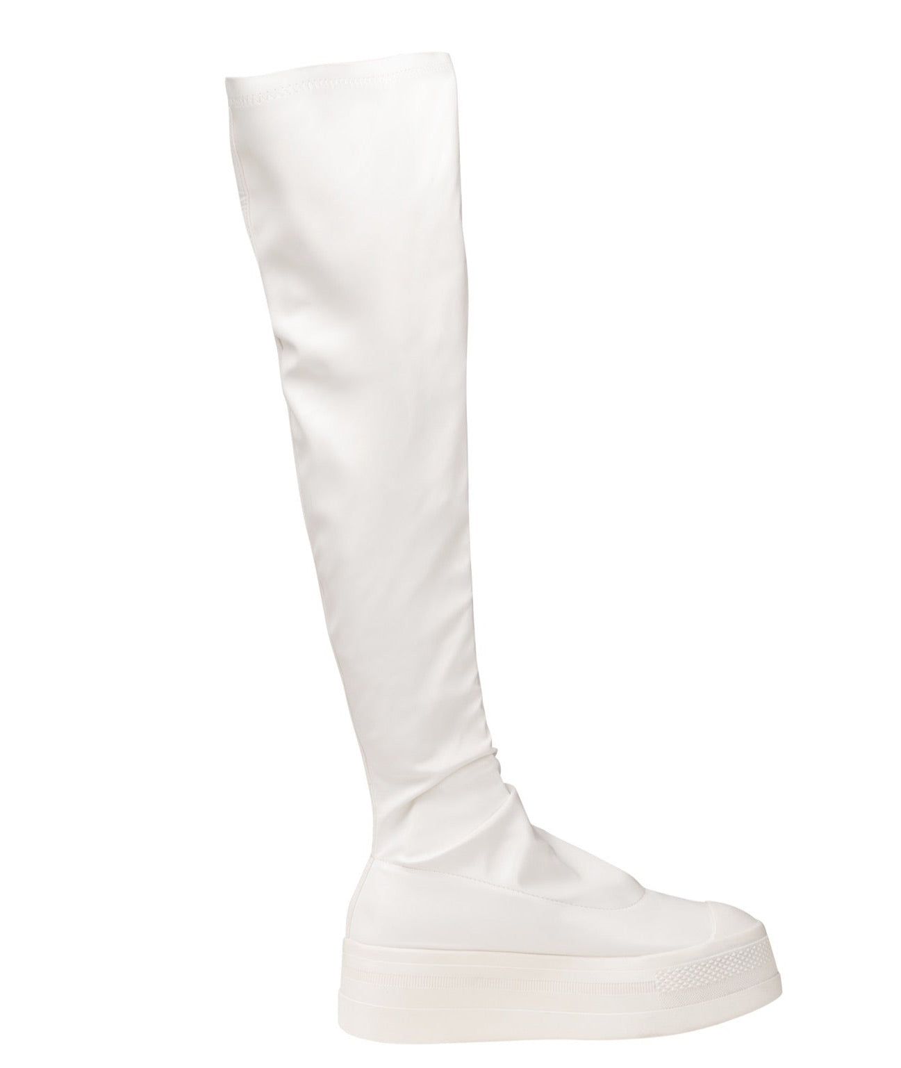 Thigh High Up Top Platforms White sold by Shane Justin