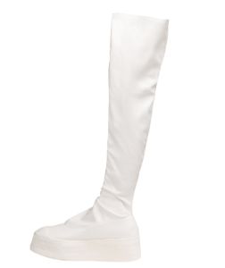Thigh High Up Top Platforms White sold by Shane Justin