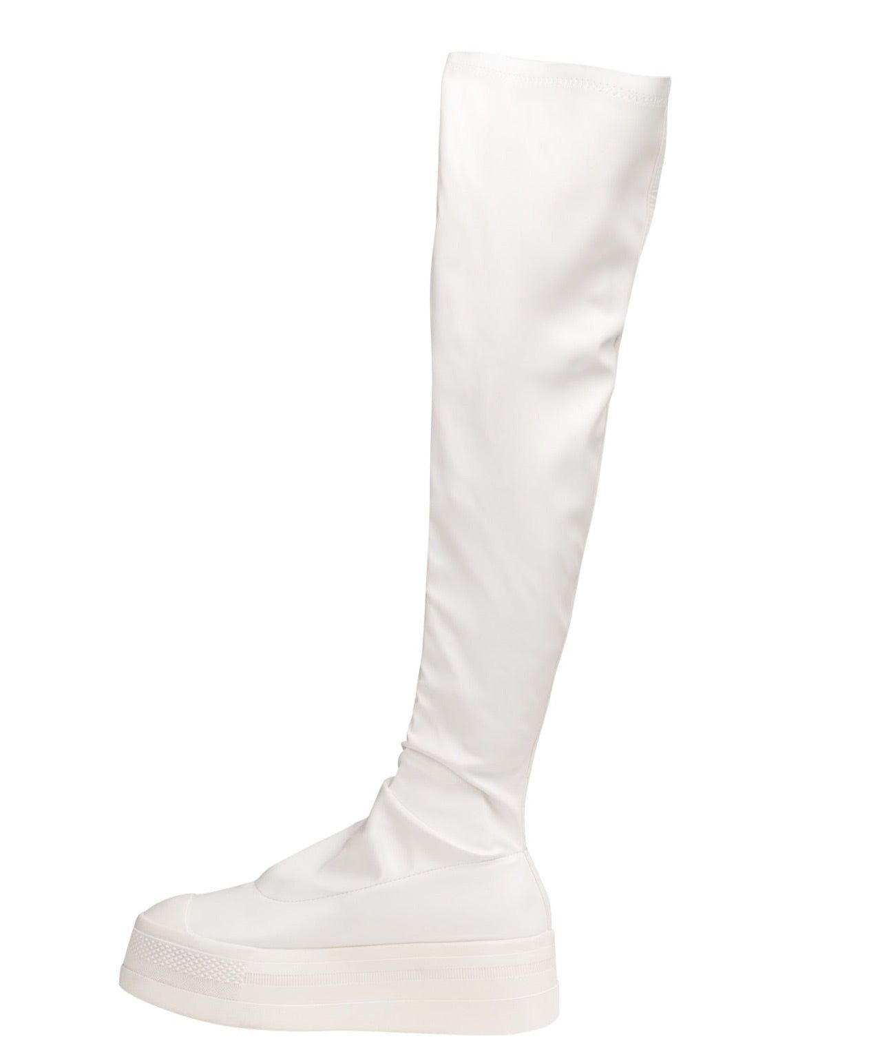 Thigh High Up Top Platforms White sold by Shane Justin product image thumbnail 2
