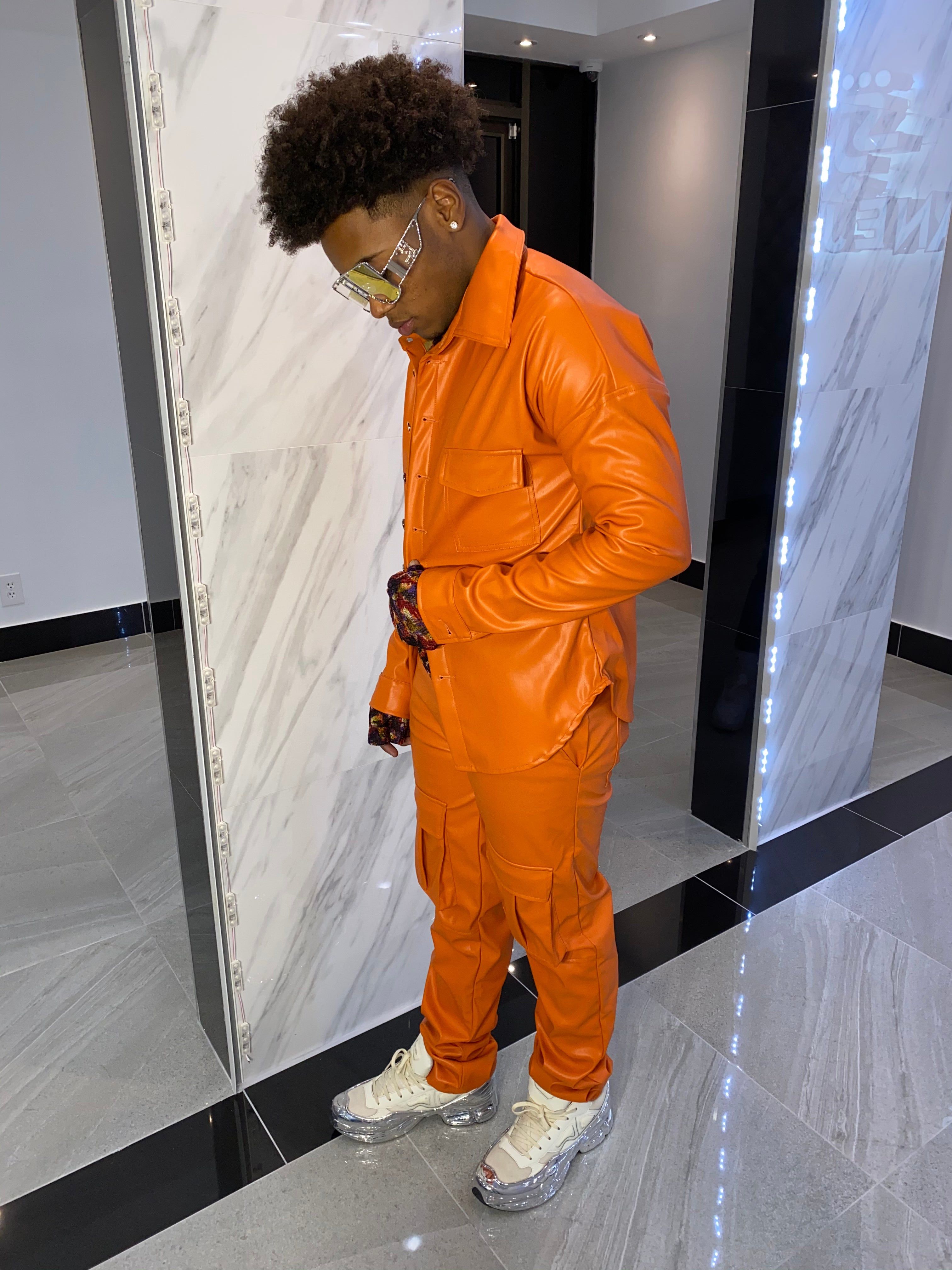 Suave Orange Pants sold by Shane Justin