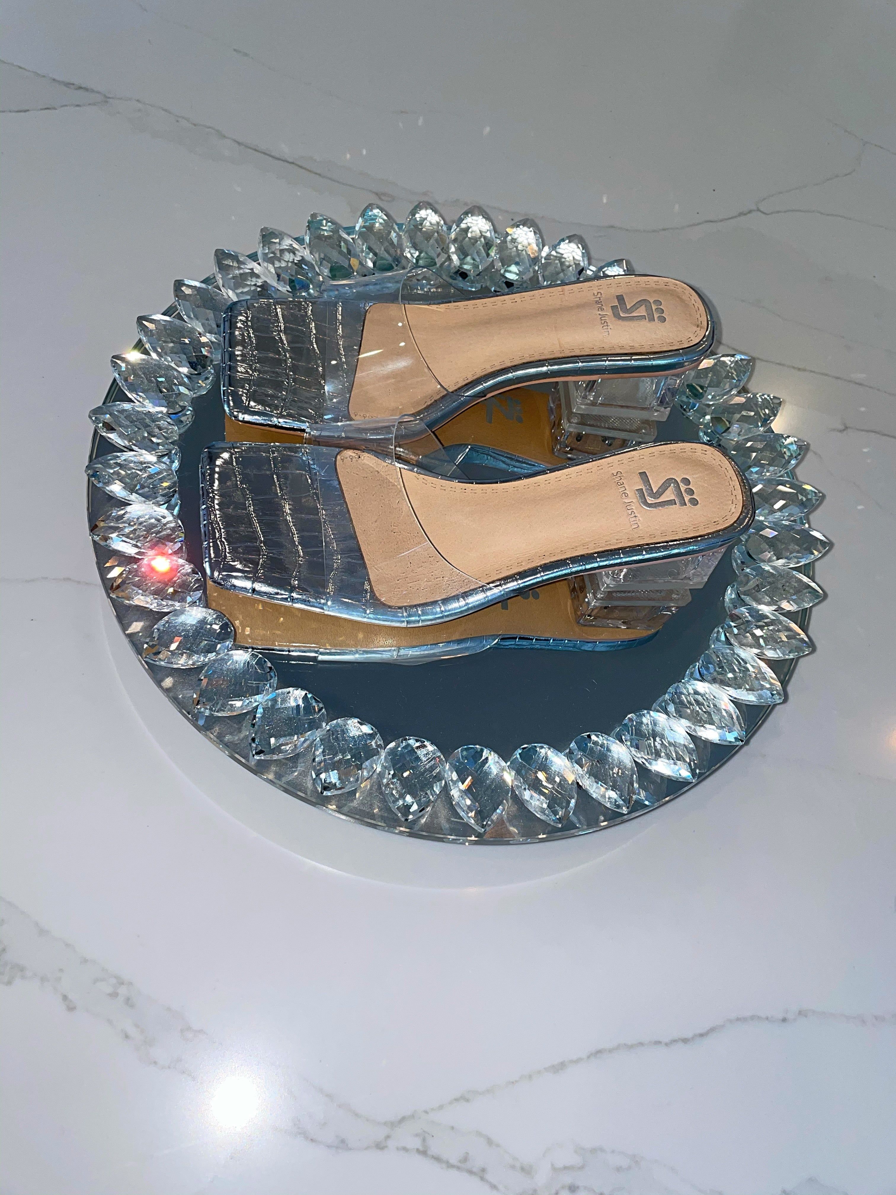 Kitten Heels Silver sold by Shane Justin