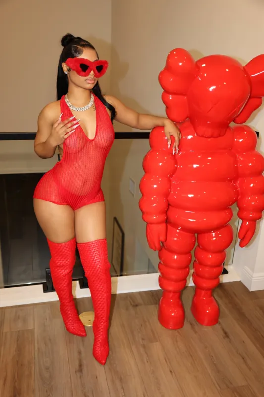 Red Doll Romper sold by Shane Justin