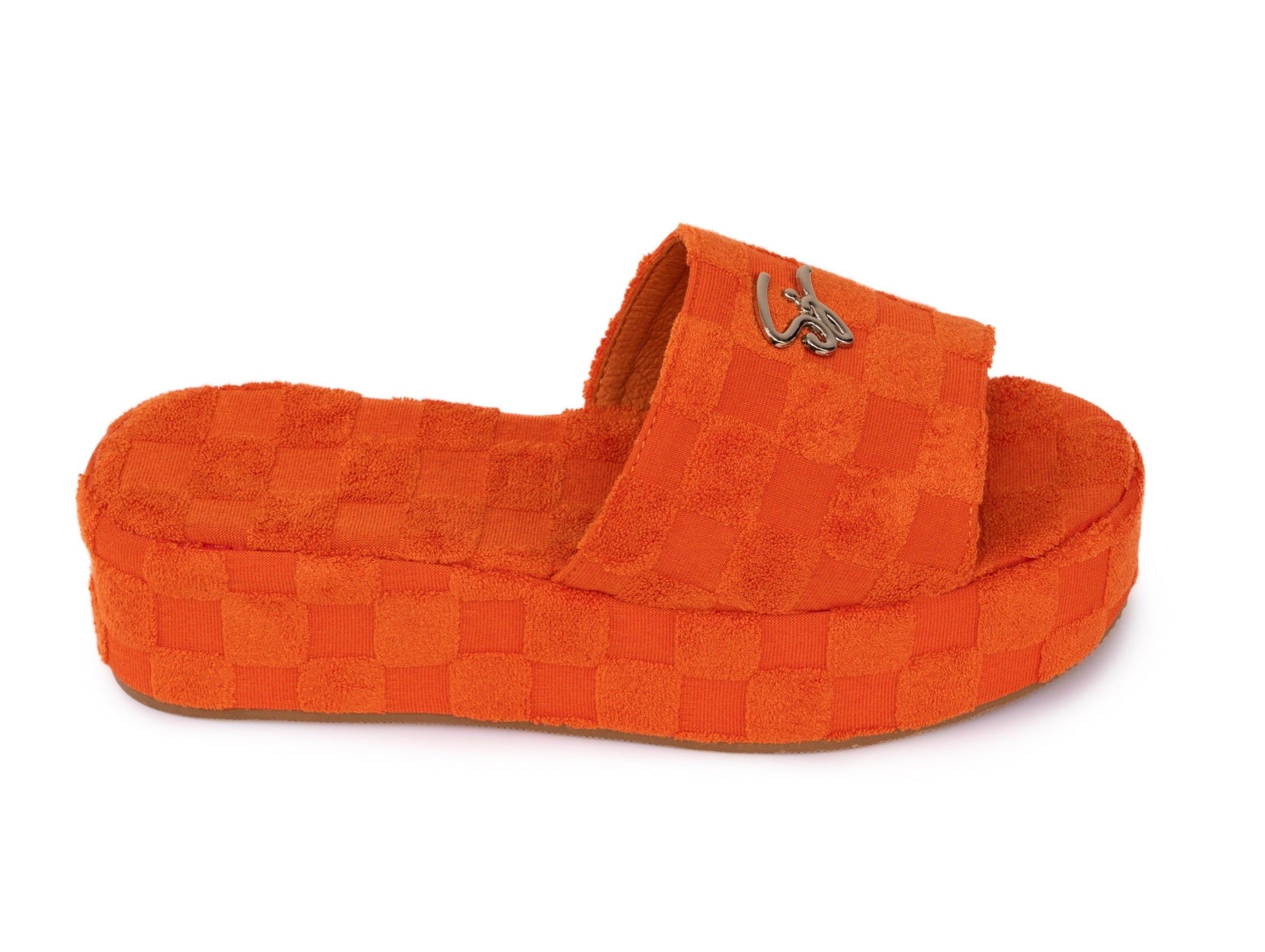 Towelette Platform Slides Orange sold by Shane Justin product image thumbnail 2