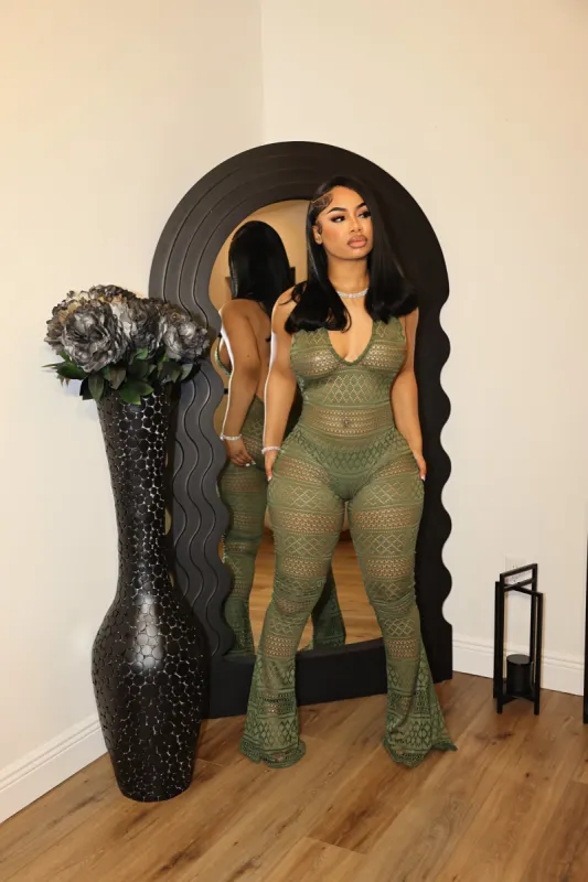 Honey Dew Jumpsuit Olive Green sold by Shane Justin