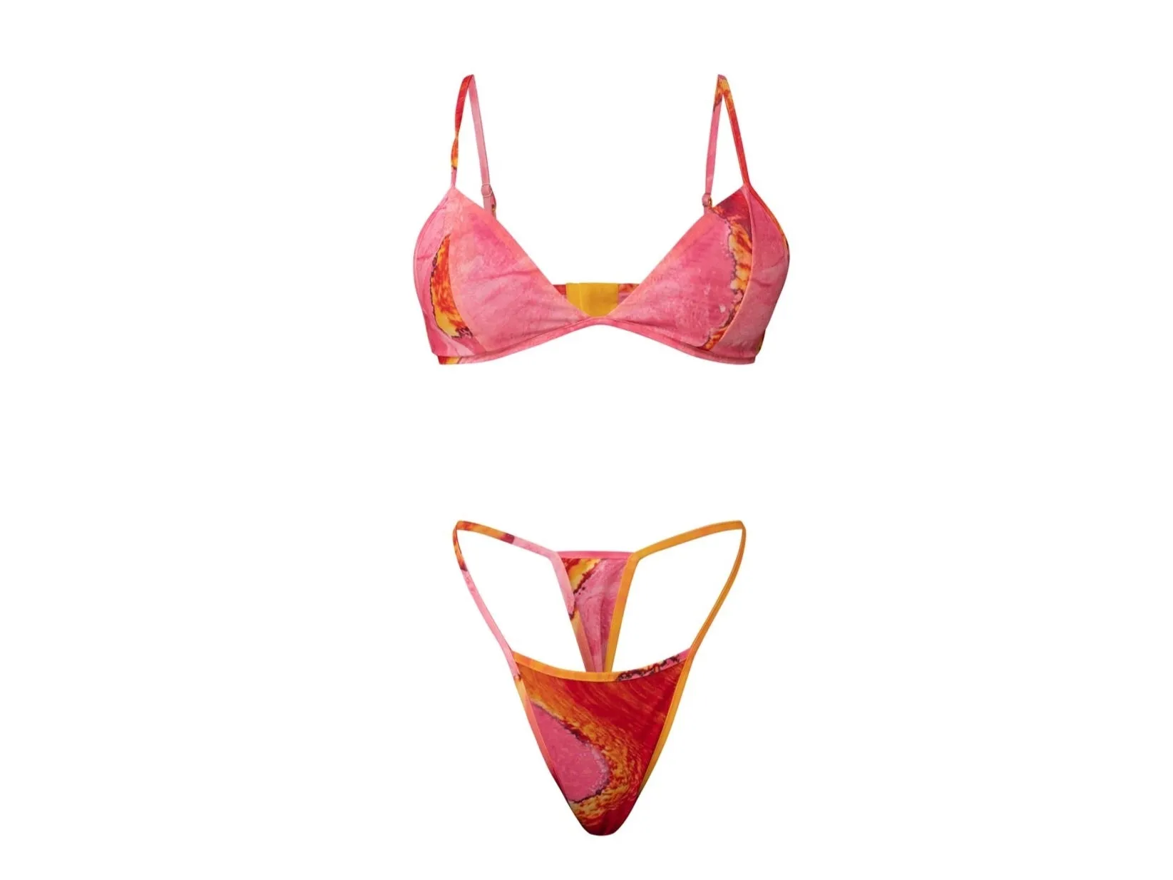 Lava Girl Pink Bra and Panties Set sold by Shane Justin