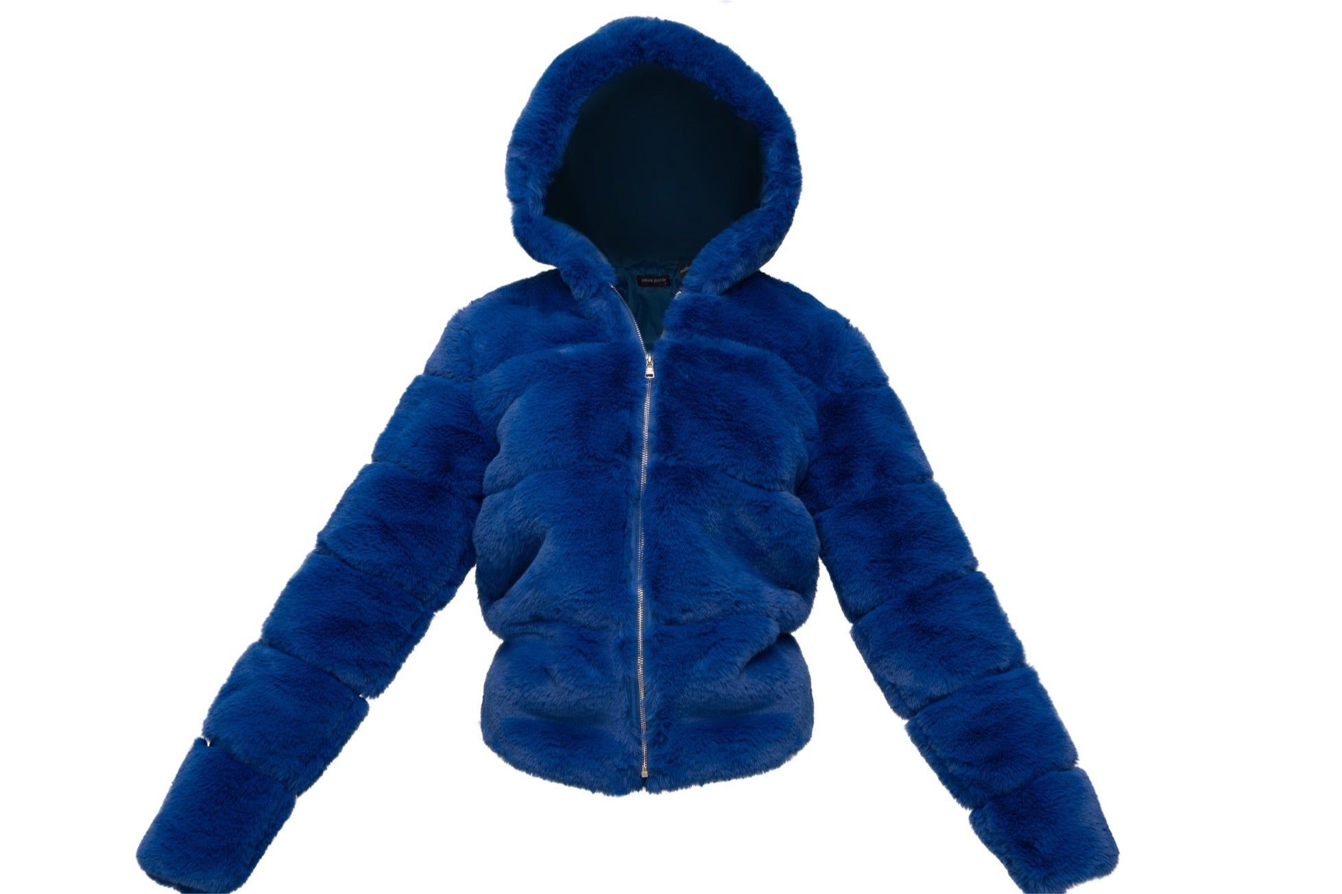 Unisex Fur Coat Blue sold by Shane Justin product image thumbnail 3