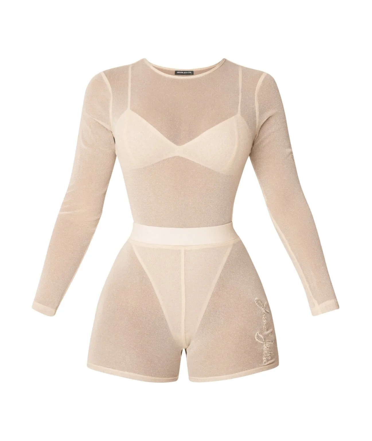 Satiny Bra Nude sold by Shane Justin product image thumbnail 5