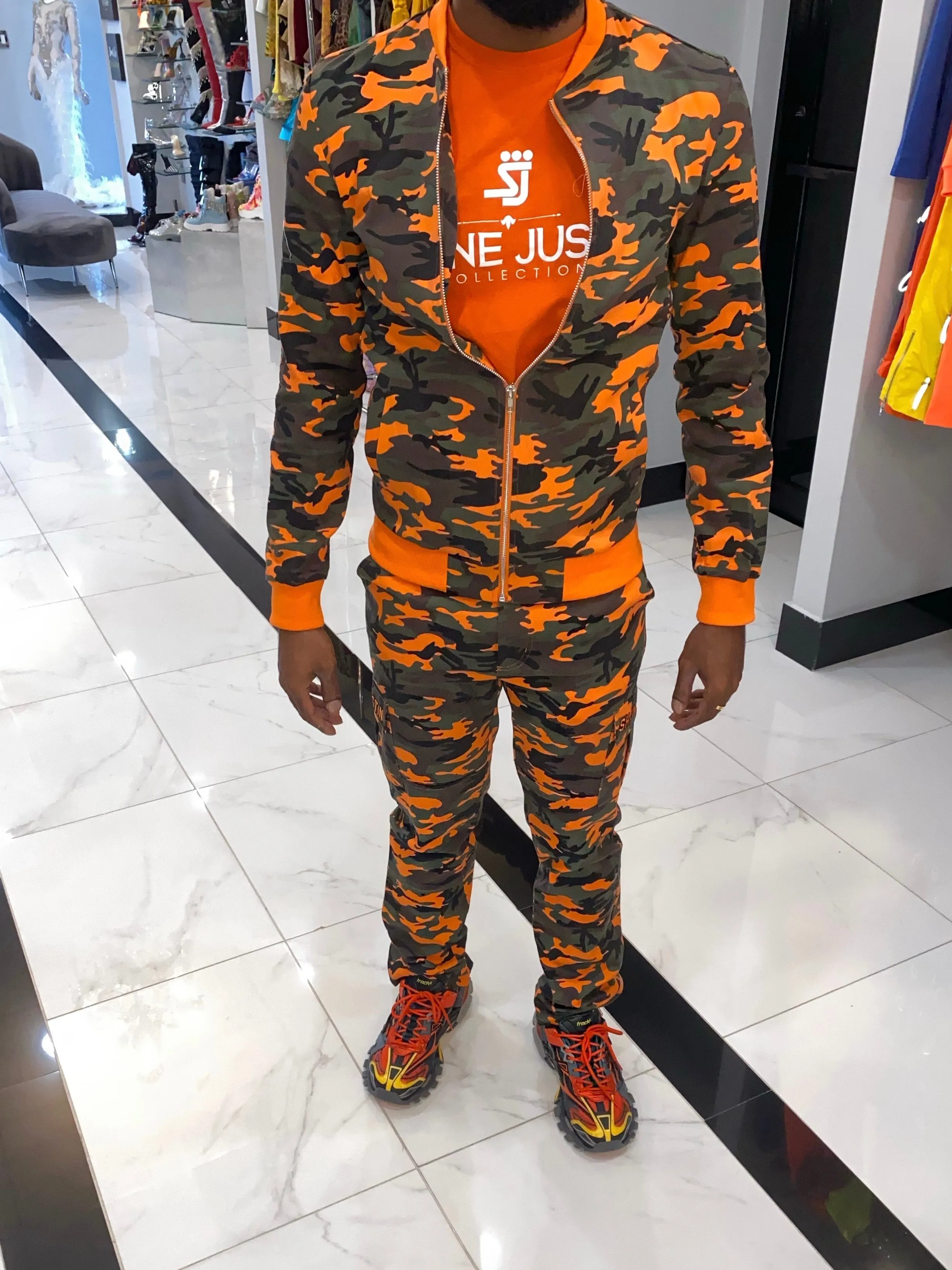 Battle Drip Orange Jacket sold by Shane Justin product image thumbnail 3