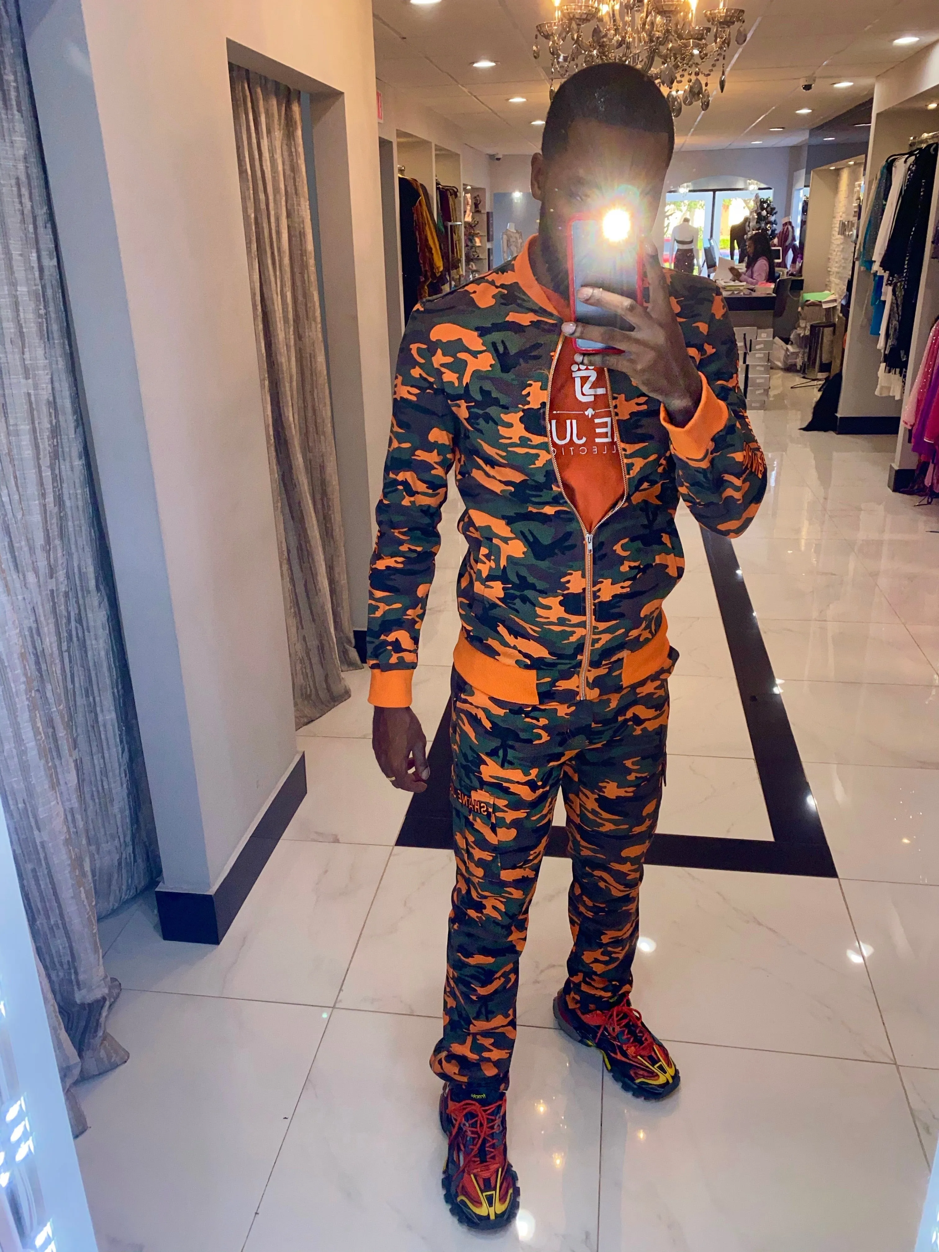 Battle Drip Orange Jacket sold by Shane Justin product image thumbnail 4