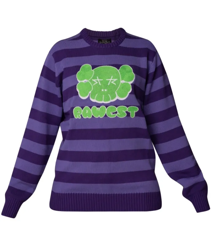 Rawest Skull Sweater Purple sold by Shane Justin