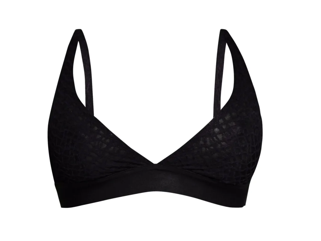 Olympic Black Mesh Bra and Panties sold by Shane Justin