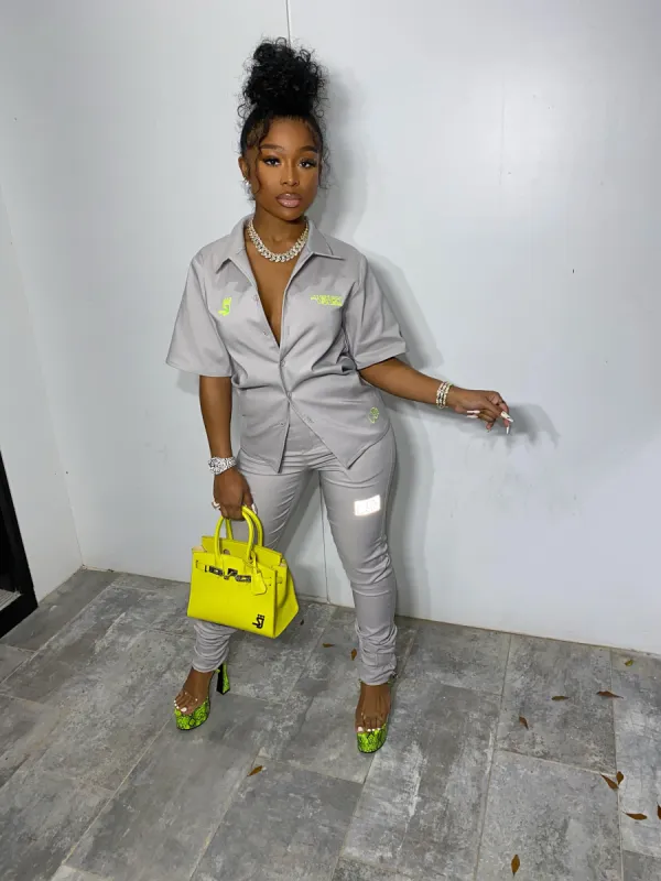 Fashion House Pants Grey sold by Shane Justin